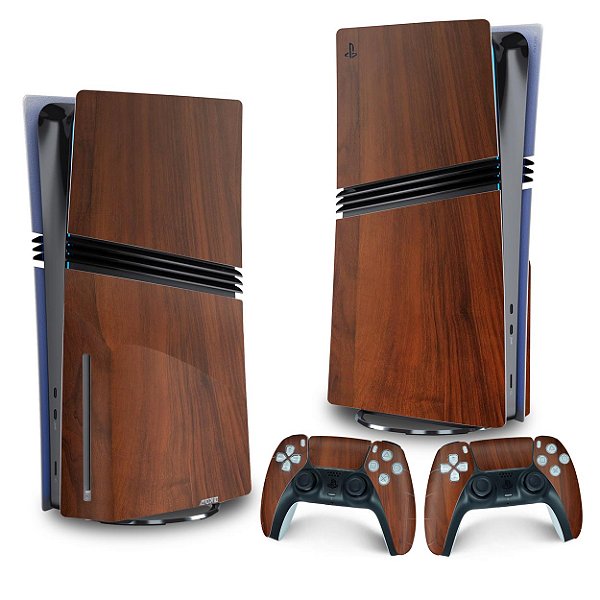 Skin PS5 Pro Vertical - Madeira