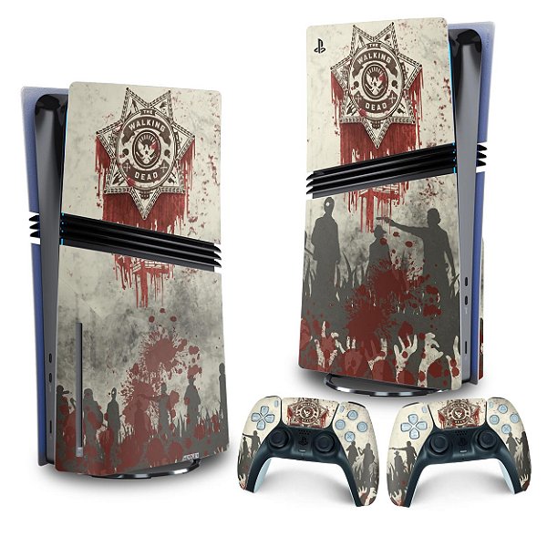 Skin PS5 Pro Vertical - The Walking Dead