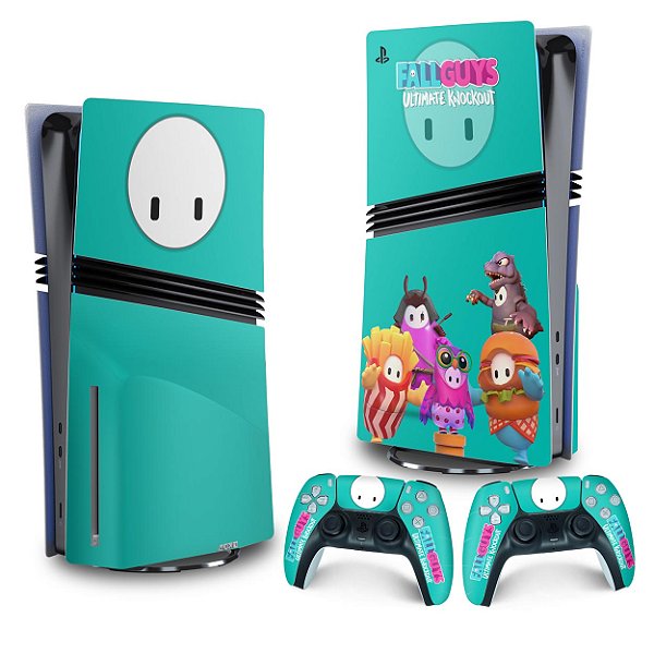 Skin PS5 Pro Vertical - Fall Guys