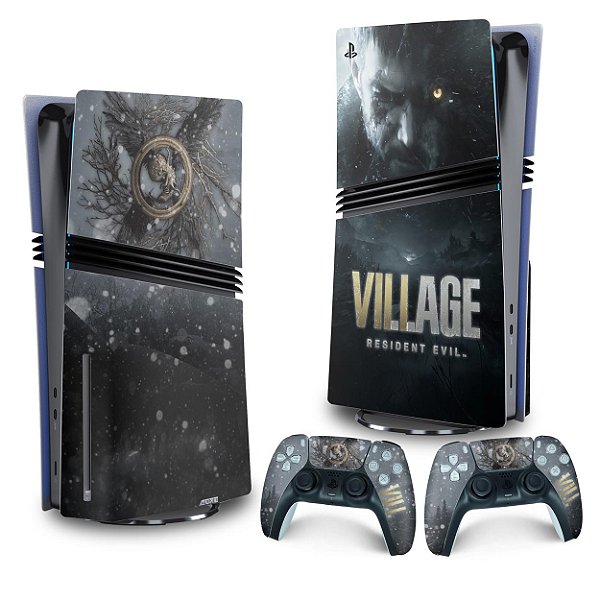 Skin PS5 Pro Vertical - Resident Evil Village