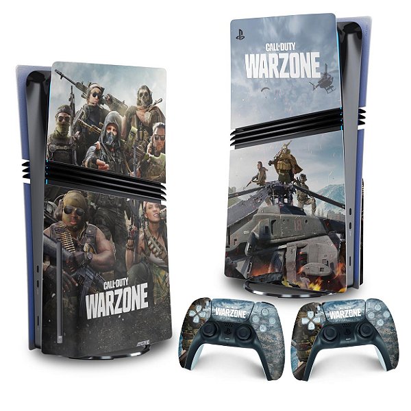 Skin PS5 Pro Vertical - Call of Duty Warzone