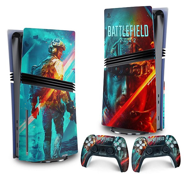 Skin PS5 Pro Vertical - Battlefield 2042