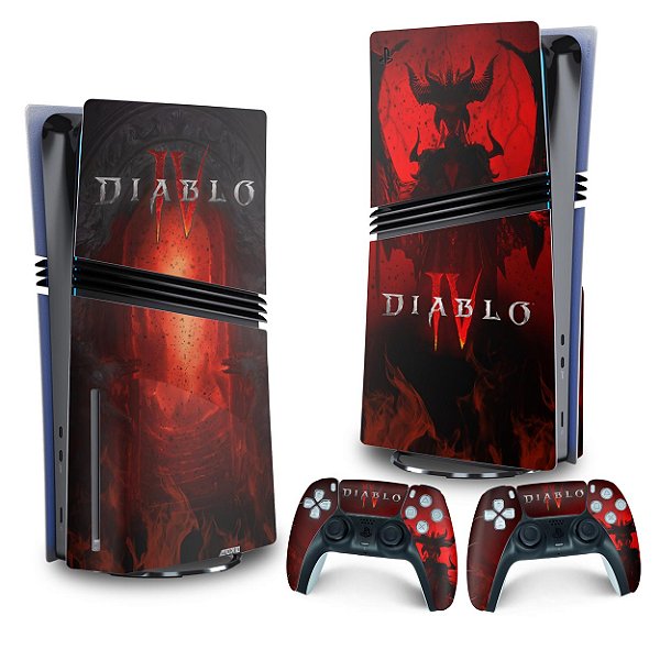 Skin PS5 Pro Vertical - Diablo IV 4