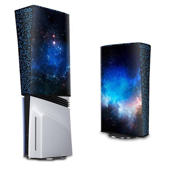 PS5 Pro Capa Anti Poeira Vertical - Universo Cosmos