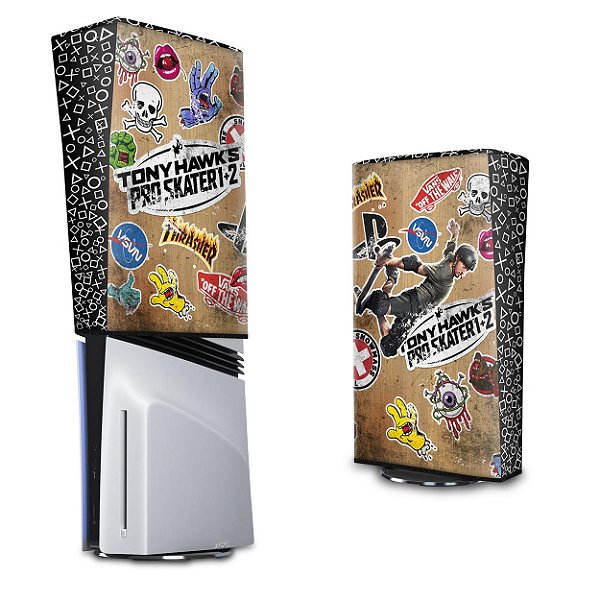 PS5 Pro Capa Anti Poeira Vertical - Tony Hawk's Pro Skater