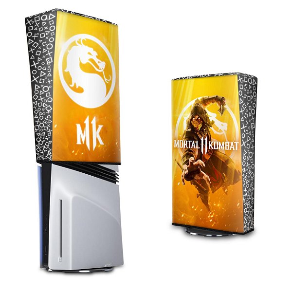 PS5 Pro Capa Anti Poeira Vertical - Mortal Kombat 11