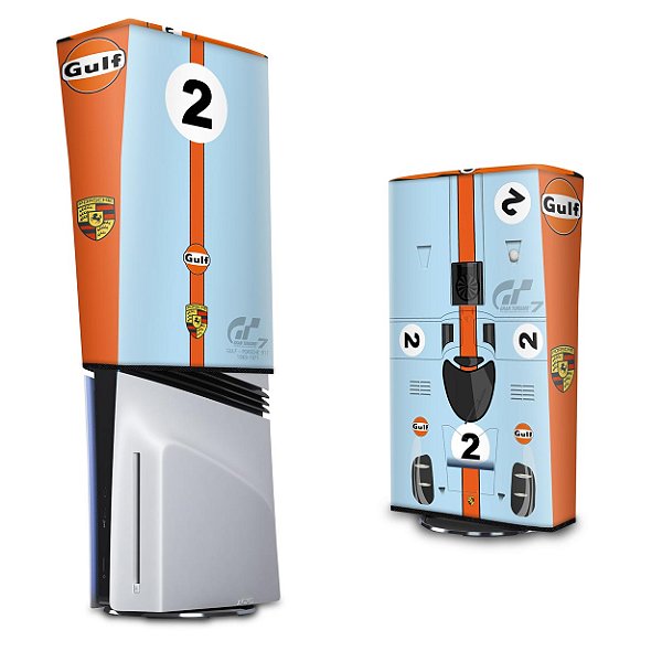 PS5 Pro Capa Anti Poeira Vertical - Gran Turismo 7