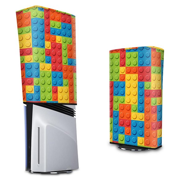 PS5 Pro Capa Anti Poeira Vertical - Lego Peça
