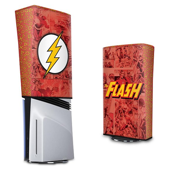 PS5 Pro Capa Anti Poeira Vertical - The Flash Comics