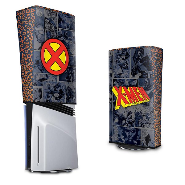 PS5 Pro Capa Anti Poeira Vertical - X-Men Comics