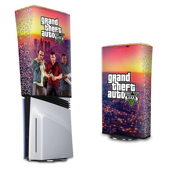 PS5 Pro Capa Anti Poeira Vertical - GTA V