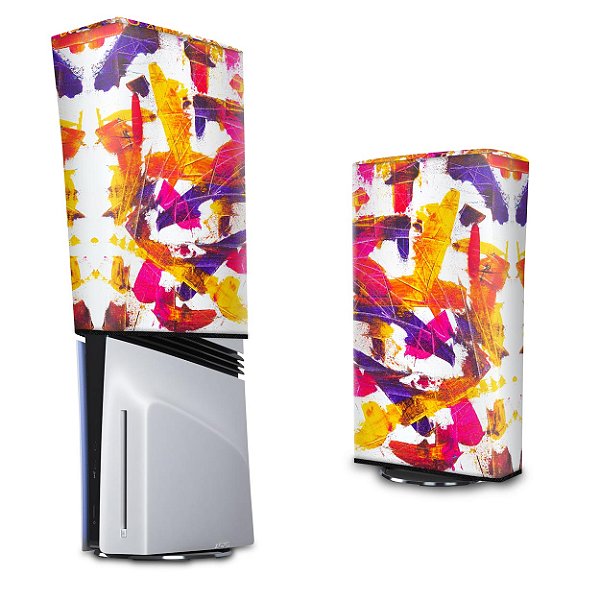 PS5 Pro Capa Anti Poeira Vertical - Abstrato #103
