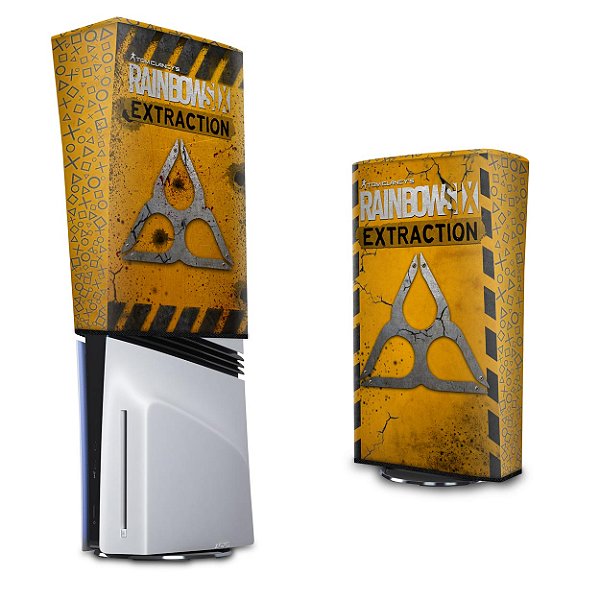 PS5 Pro Capa Anti Poeira Vertical - Tom Clancy's Rainbow Six Siege Extraction