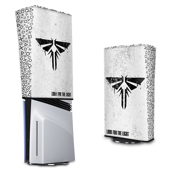 PS5 Pro Capa Anti Poeira Vertical - The Last Of Us Firefly