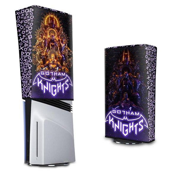 PS5 Pro Capa Anti Poeira Vertical - Gotham Knights