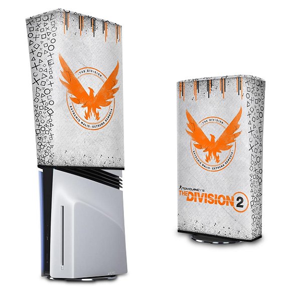 PS5 Pro Capa Anti Poeira Vertical - The Division 2