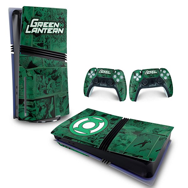 Skin PS5 Pro Horizontal - Lanterna Verde Comics