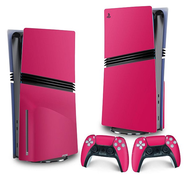 Skin PS5 Pro Vertical - Rosa