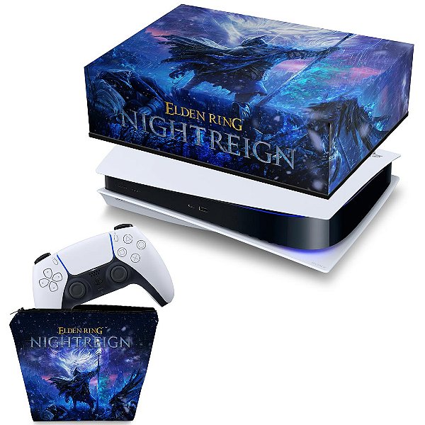 KIT PS5 Capa e Case Controle - Elden Ring Nightreign