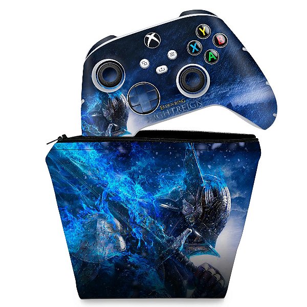 KIT Capa Case e Skin Xbox Series S X Controle - Elden Ring Nightreign
