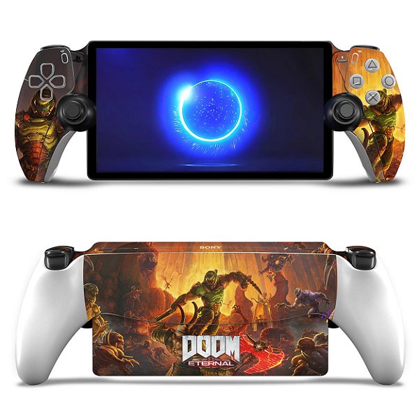 Skin Anti-Rage Playstation Portal PS Adesivo - Doom Eternal