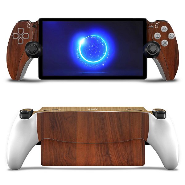 Skin Anti-Rage Playstation Portal PS Adesivo - Madeira