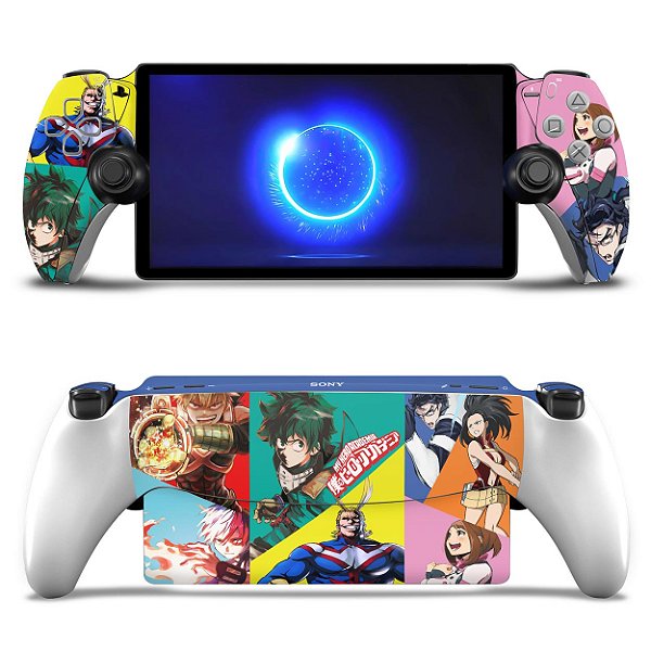 Skin Anti-Rage Playstation Portal PS Adesivo - Boku No Hero Academia