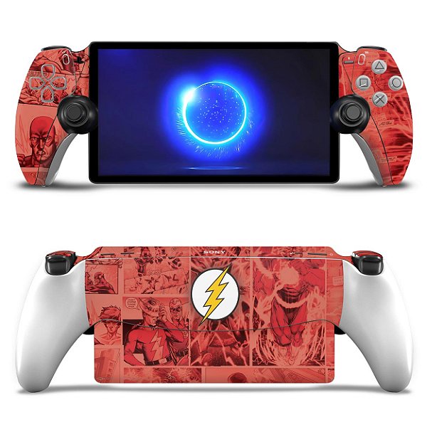 Skin Anti-Rage Playstation Portal PS Adesivo - The Flash Comics