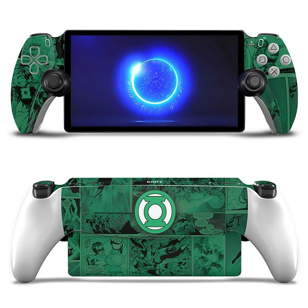 Skin Anti-Rage Playstation Portal PS Adesivo - Lanterna Verde Comics