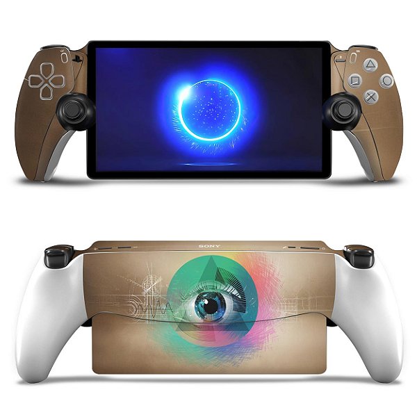 Skin Anti-Rage Playstation Portal PS Adesivo - Abstrato 89