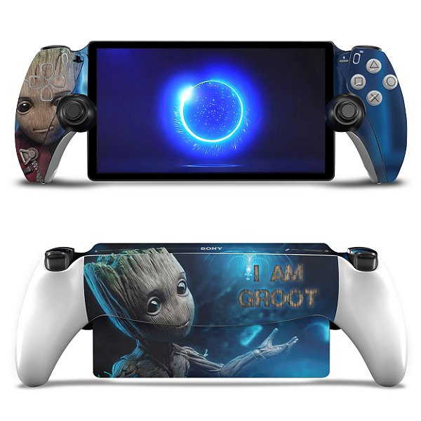 Skin Anti-Rage Playstation Portal PS Adesivo - Baby Groot