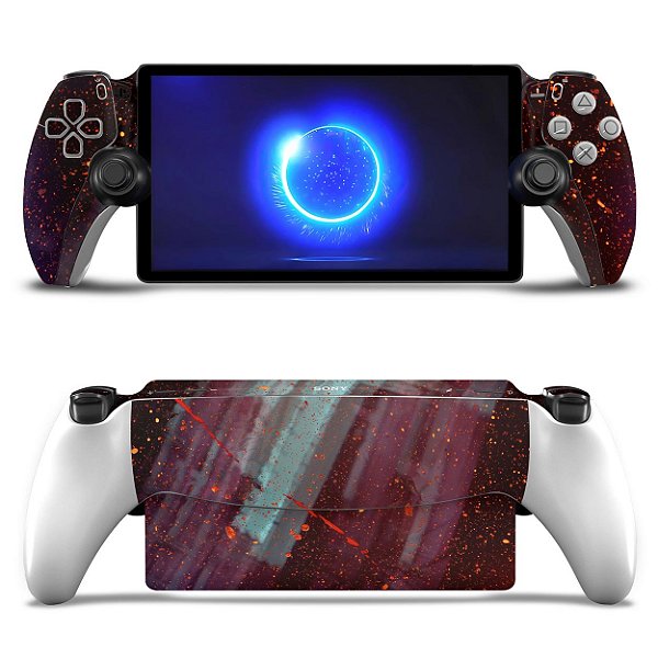 Skin Anti-Rage Playstation Portal PS Adesivo - Abstrato 100
