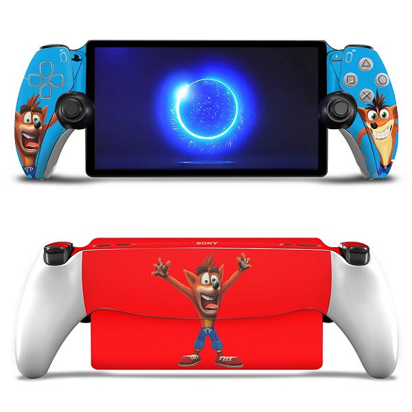Skin Anti-Rage Playstation Portal PS Adesivo - Crash Bandicoot