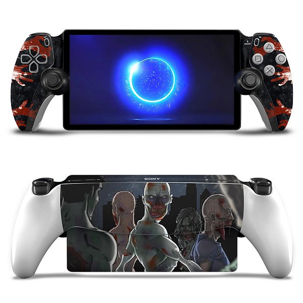 Skin Anti-Rage Playstation Portal PS Adesivo - Zombie Zumbi The Walking