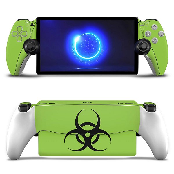 Skin Anti-Rage Playstation Portal PS Adesivo - Biohazard Radioativo