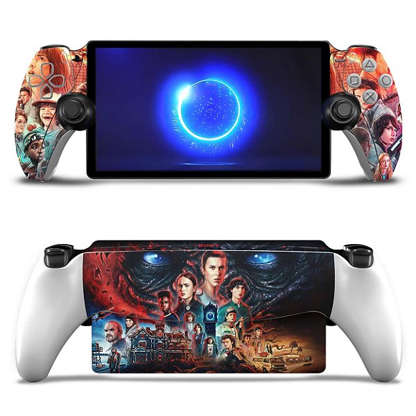 Skin Anti-Rage Playstation Portal PS Adesivo - Stranger Things