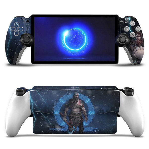 Skin Anti-Rage Playstation Portal PS Adesivo - God of War Ragnarok B