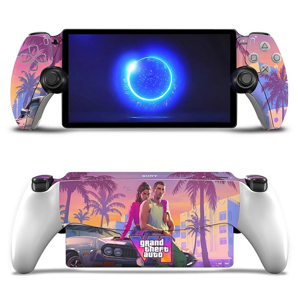 Skin Anti-Rage Playstation Portal PS Adesivo - GTA 6 VI