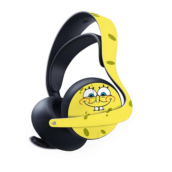 PS5 Skin Anti-Rage Headset Pulse Elite - Bob Esponja