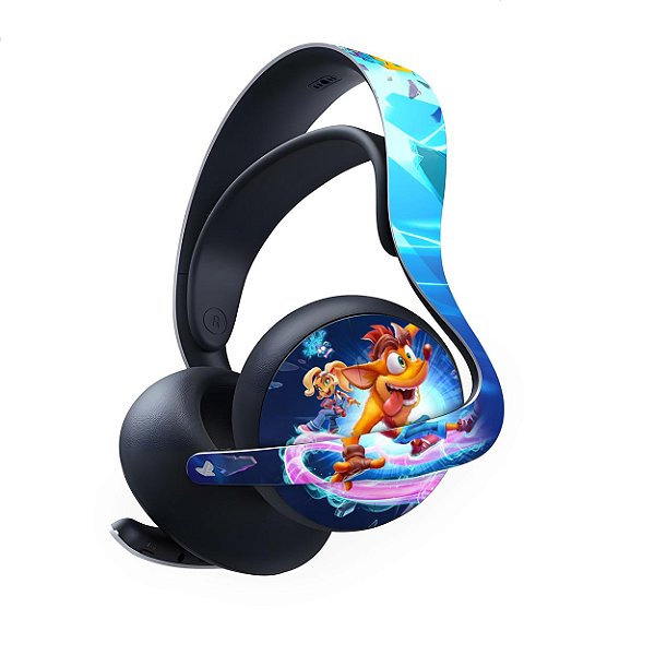 PS5 Skin Anti-Rage Headset Pulse Elite - Crash Bandicoot 4