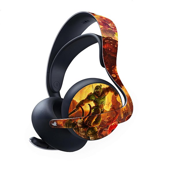 PS5 Skin Anti-Rage Headset Pulse Elite - Doom Eternal