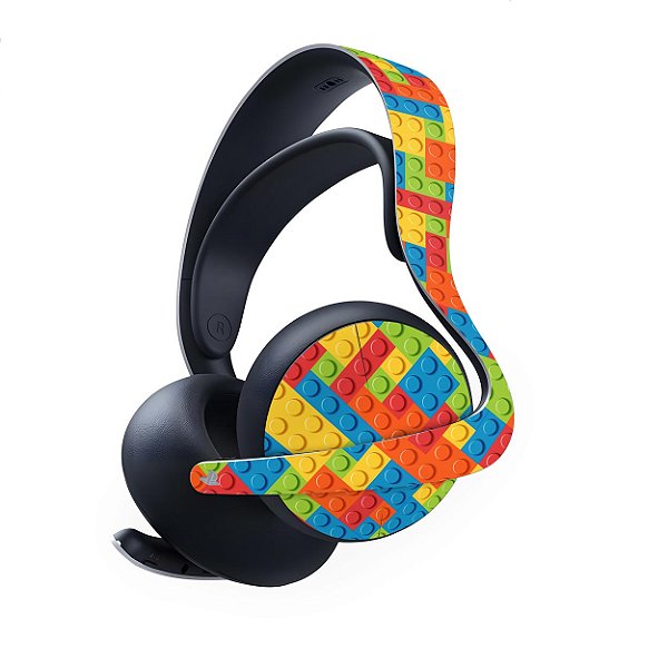 PS5 Skin Anti-Rage Headset Pulse Elite - Lego Peça