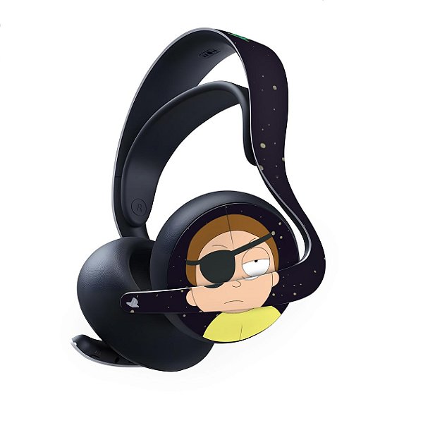 PS5 Skin Anti-Rage Headset Pulse Elite - Morty Rick And Morty