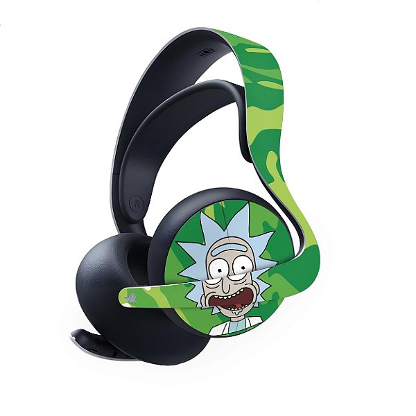 PS5 Skin Anti-Rage Headset Pulse Elite - Rick And Morty