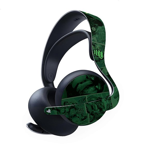 PS5 Skin Anti-Rage Headset Pulse Elite - Hulk Comics