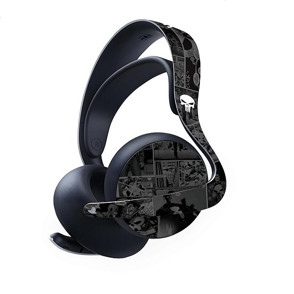 PS5 Skin Anti-Rage Headset Pulse Elite - The Punisher Justiceiro Comics
