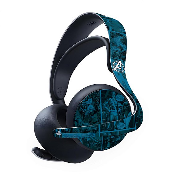 PS5 Skin Anti-Rage Headset Pulse Elite - Avengers Vingadores Comics