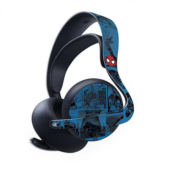 PS5 Skin Anti-Rage Headset Pulse Elite - Homem-Aranha Spider-Man Comics