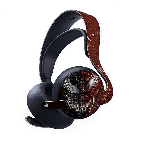 PS5 Skin Anti-Rage Headset Pulse Elite - Venom Tempo de Carnificina