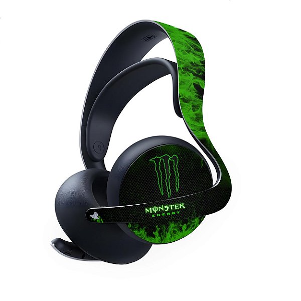 PS5 Skin Anti-Rage Headset Pulse Elite - Monster Energy Drink